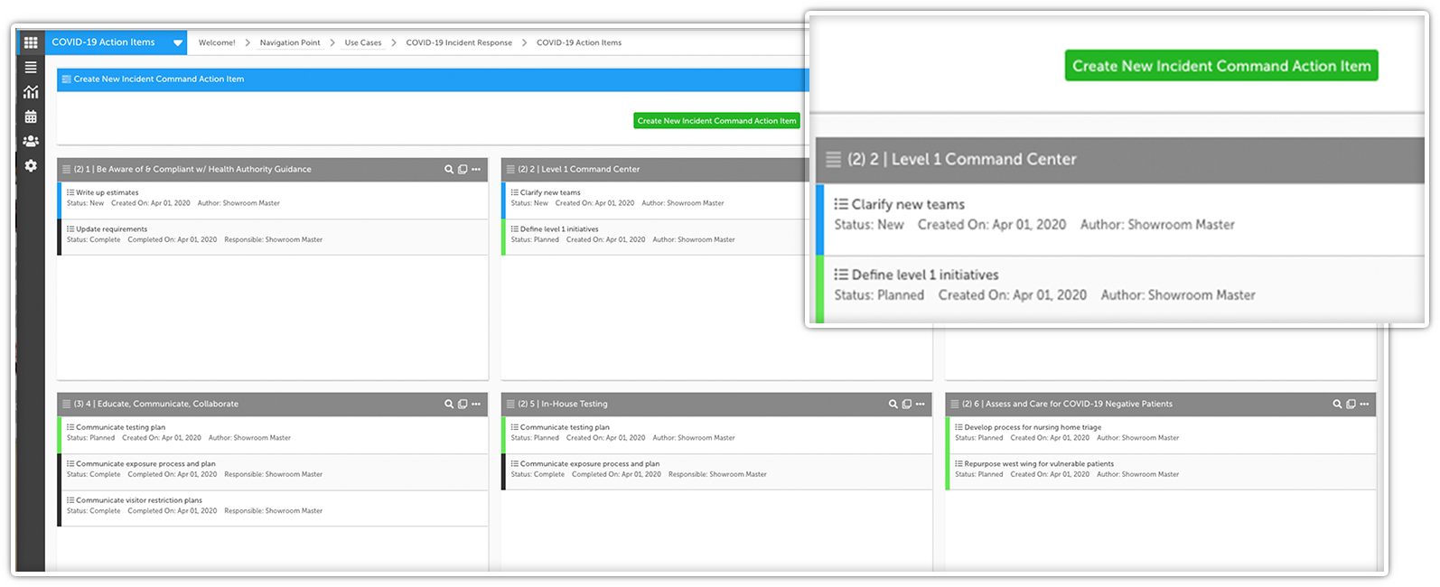 How to Set Up a COVID-19 Response Dashboard in KaiNexus